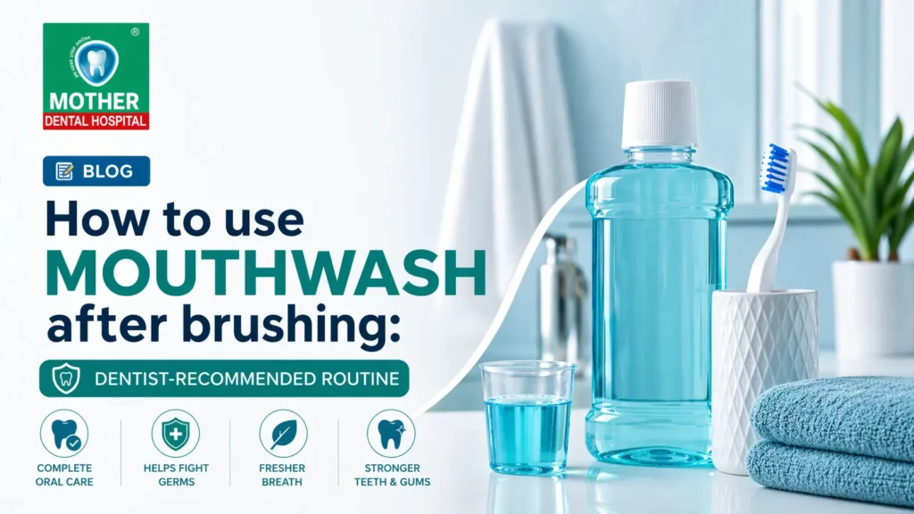 How to use mouthwash after brushing blog banner image