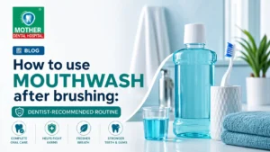 How to use mouthwash after brushing blog banner image